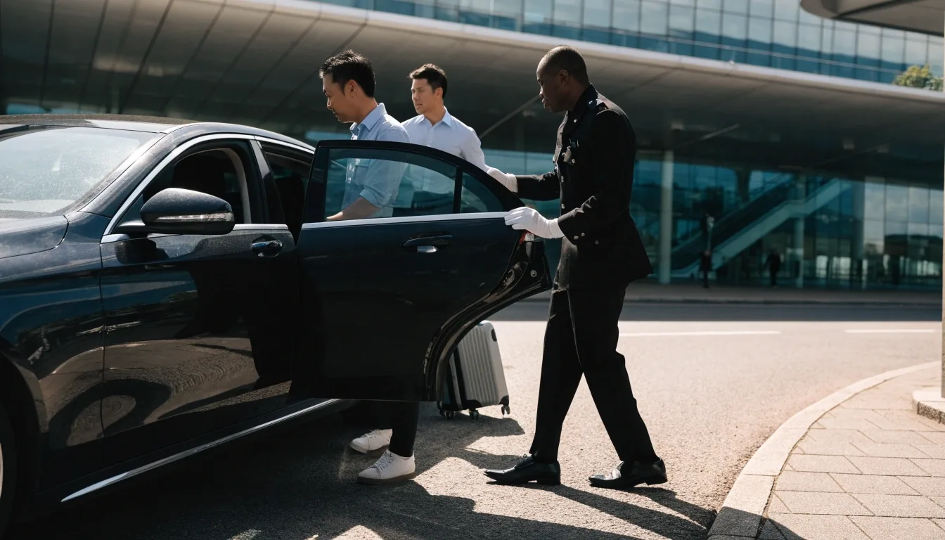 Domestic valet kerb at T2 and T3